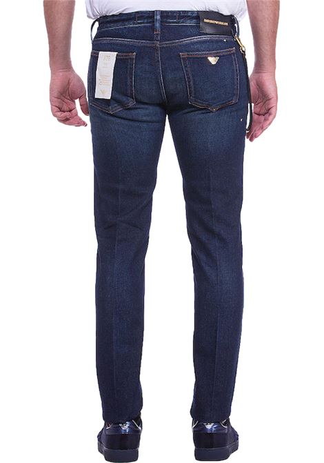 Pantaloni in denim slim fit blu EMPORIO ARMANI | Jeans | 6G1J751D8GZ0941